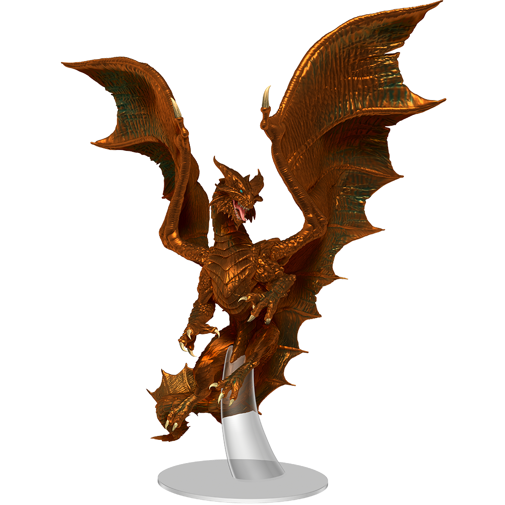 D&D Unpainted Minis Adult Copper Dragon
