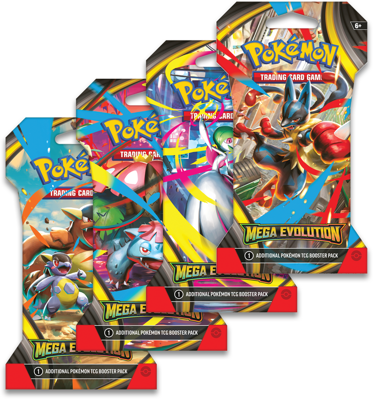 Pokemon TCG ME01 Mega Evolution Sleeved Pack