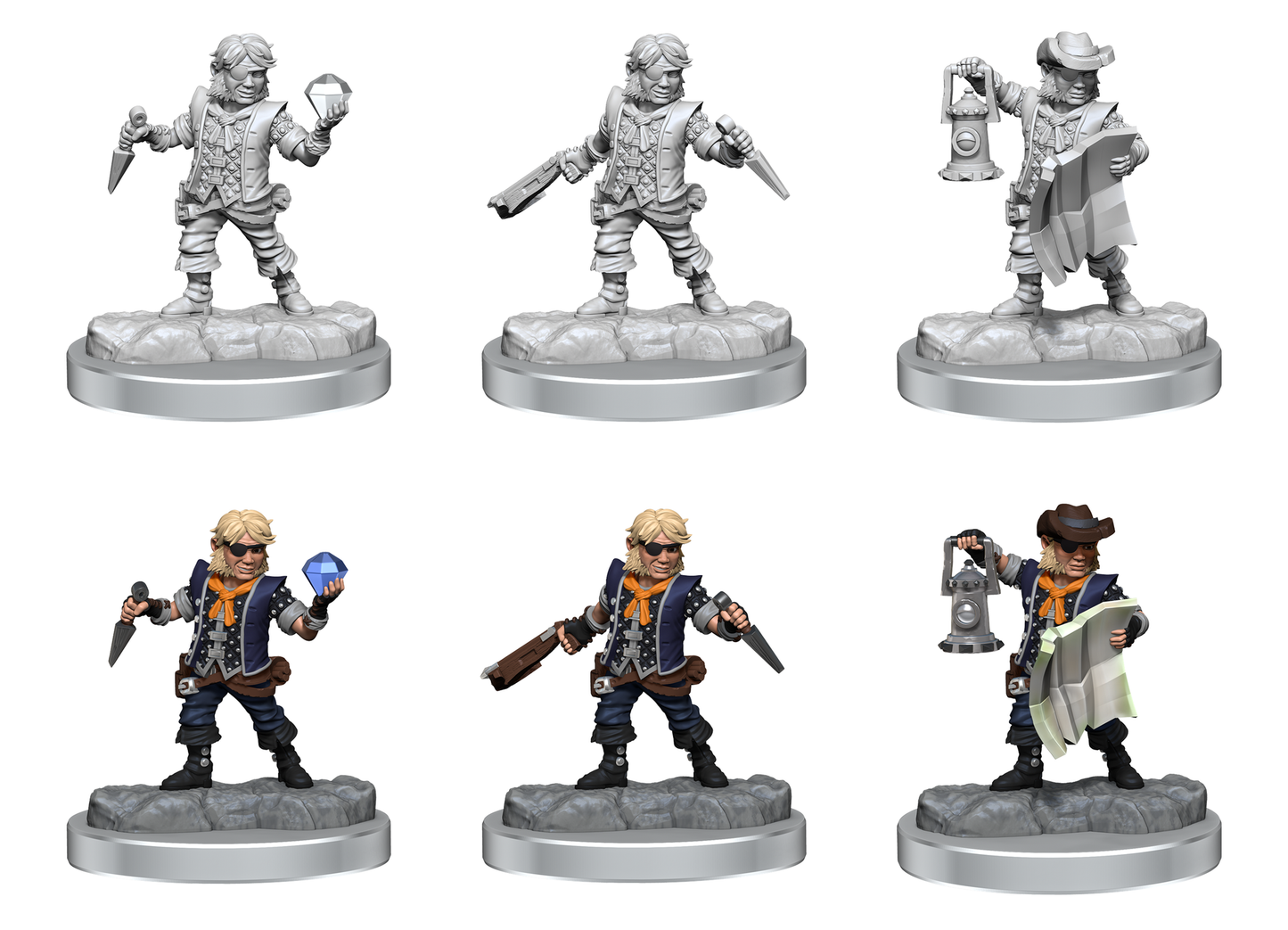 D&D FRAMEWORKS WV2 Male Halfling Rogue