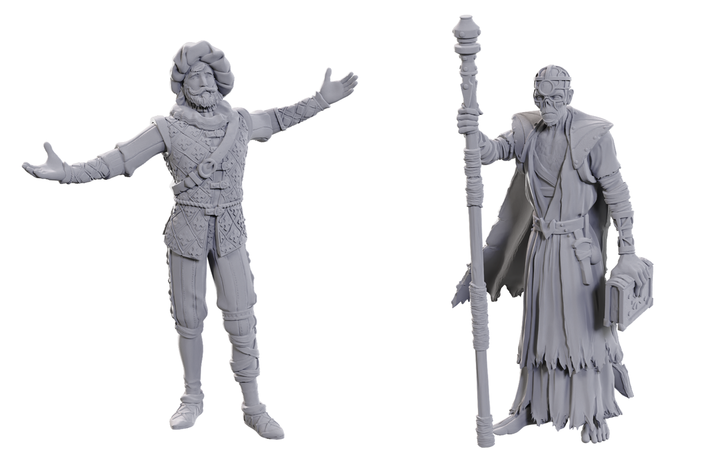 D&D Unpainted Minis Special Edition Baldur's Gate 3 VOLO & WITHERS