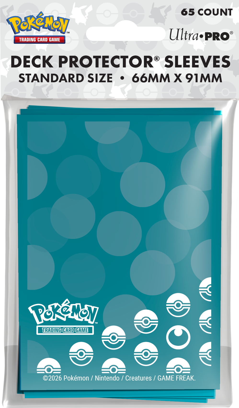 UP D-PRO Pokémon Energy Darkness Type 65ct