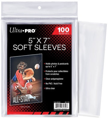 Ultra-Pro Sleeves 5x7 100ct