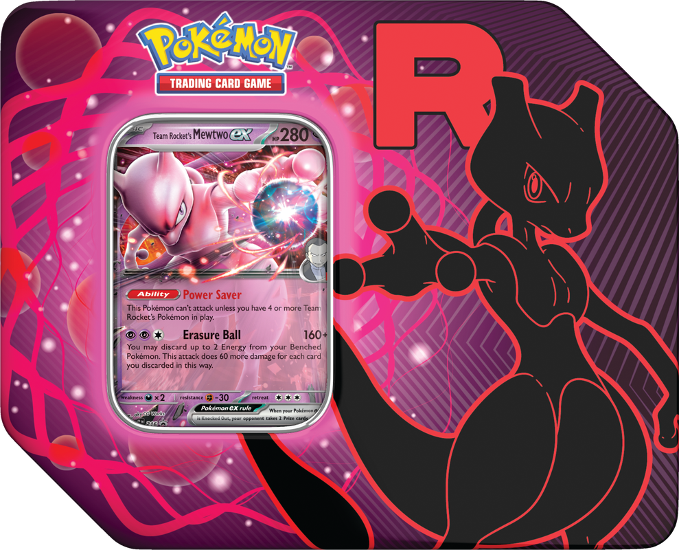 Pokemon TCG Team Rocket Tin