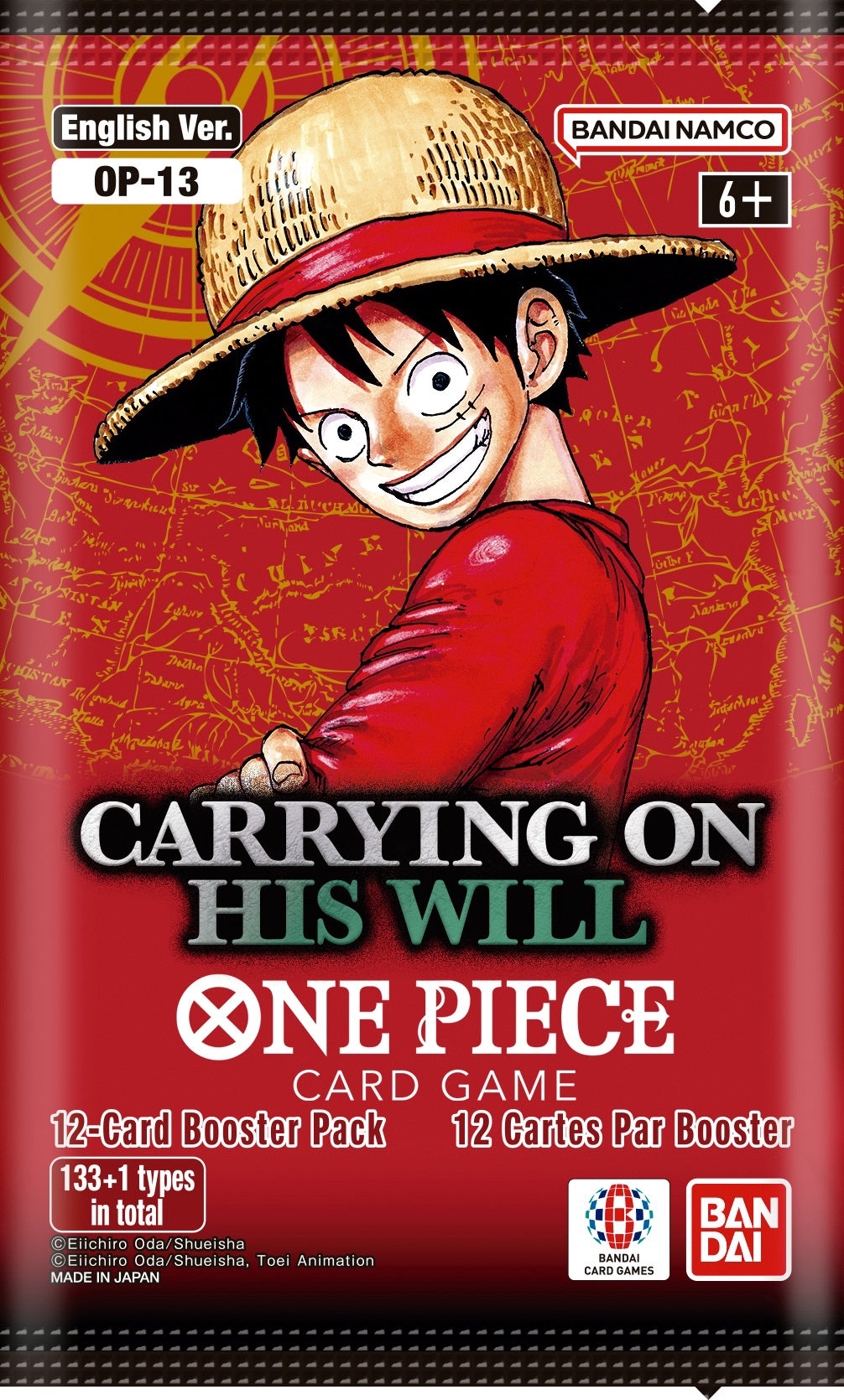 One Piece CG OP-13 Carrying on his Will Booster Pack (EN)