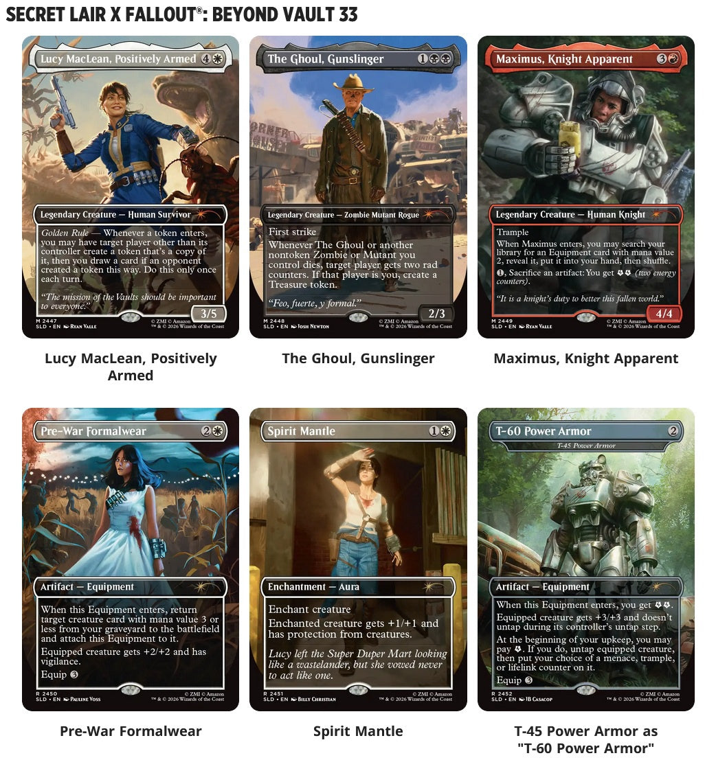 MTG Secret Lair Fallout Beyond Vault 33 - Regular (EN)