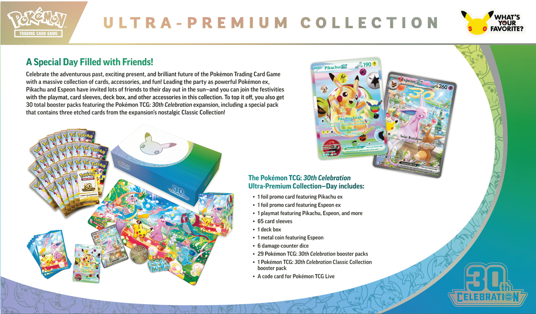 Pokemon 30th Celebration Ultra-Premium Collection Day (EN) (PRE ORDER)