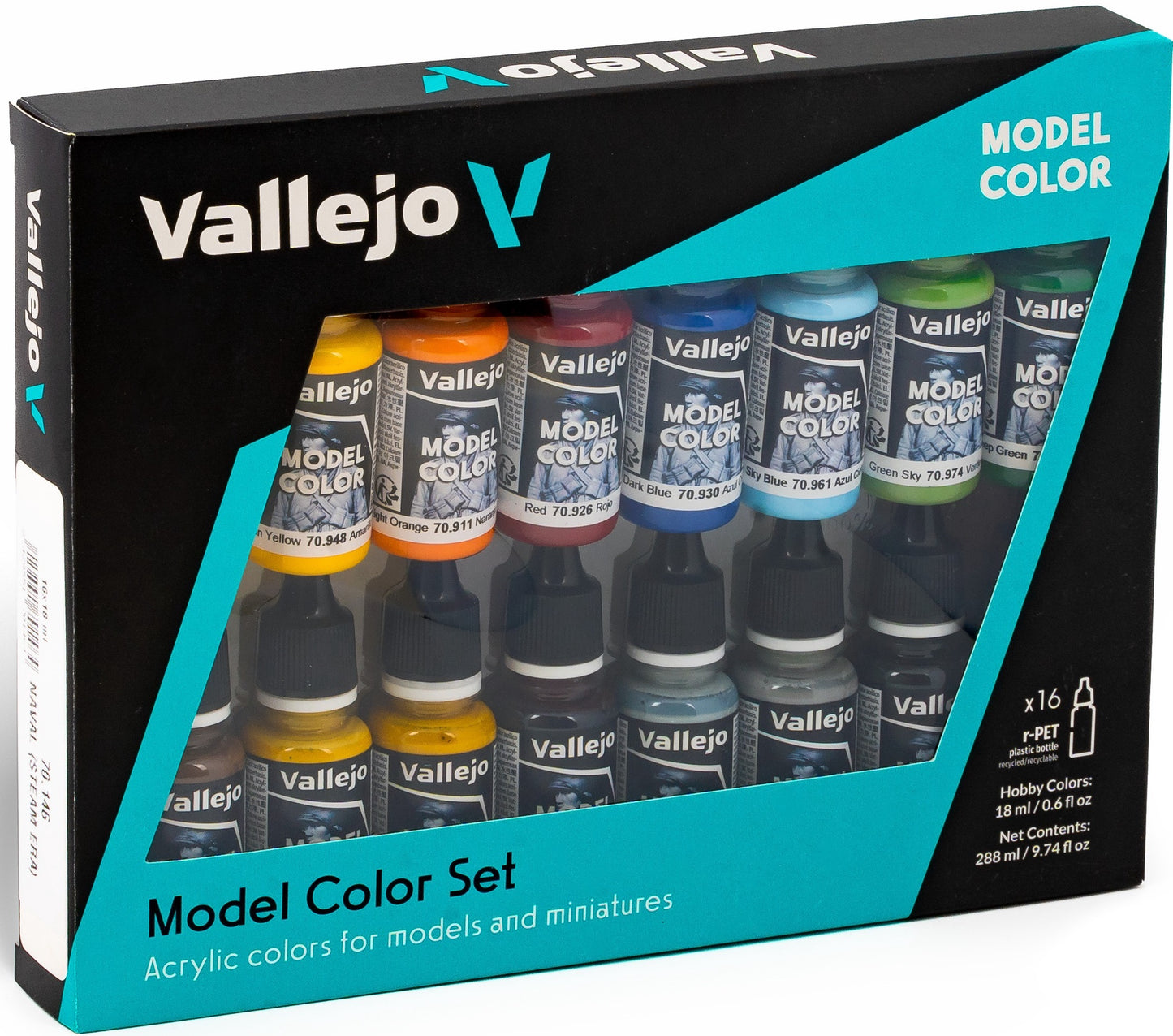 16 Color Set Naval (steam Era)