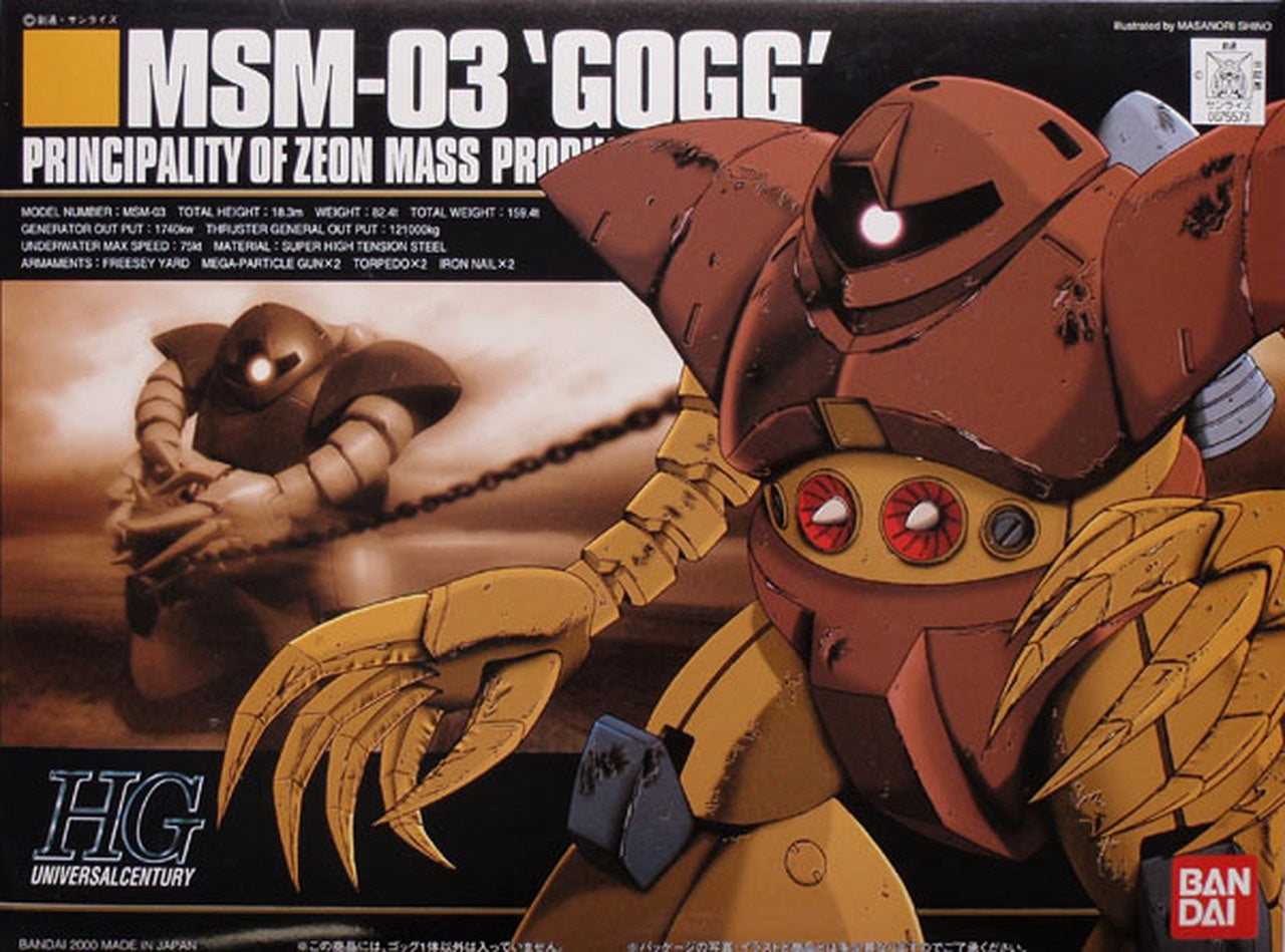 Bandai HGUC 1/144 #8 MSN-03 Gogg (Mobile Suit Gundam)