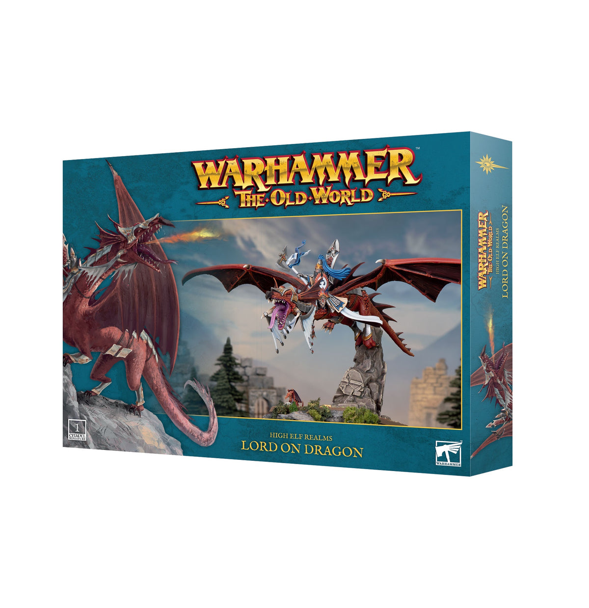 High Elf Realms Lord On Dragon