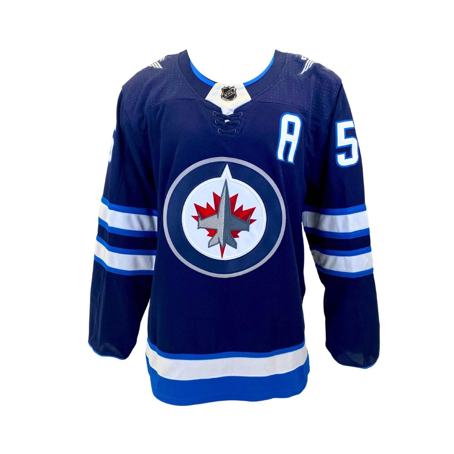 Mark Scheifele Autographed Winnipeg Jets Blue adidas Jersey