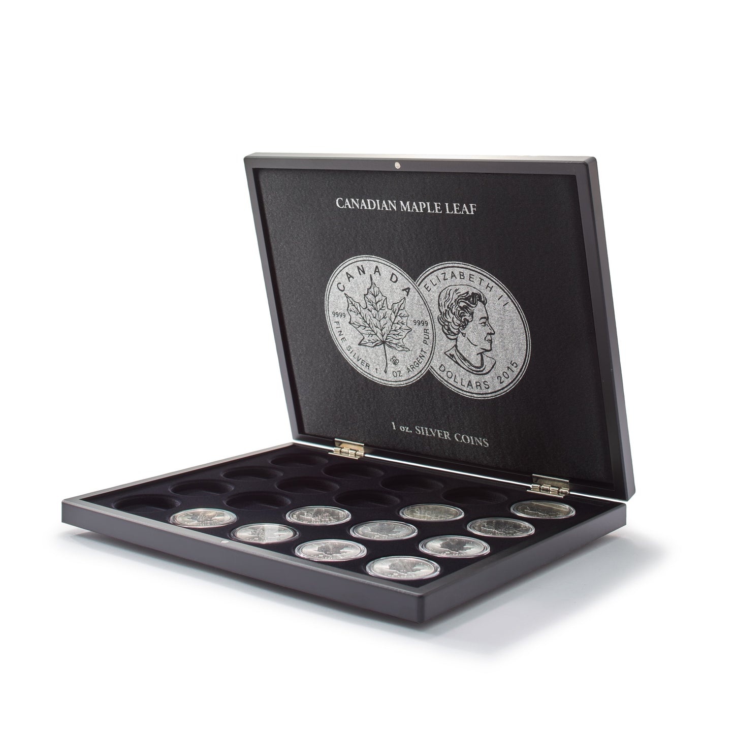 Volterra Uno - Presentation Case For 20 Silver Coins (Maple Leaf) In Capsules