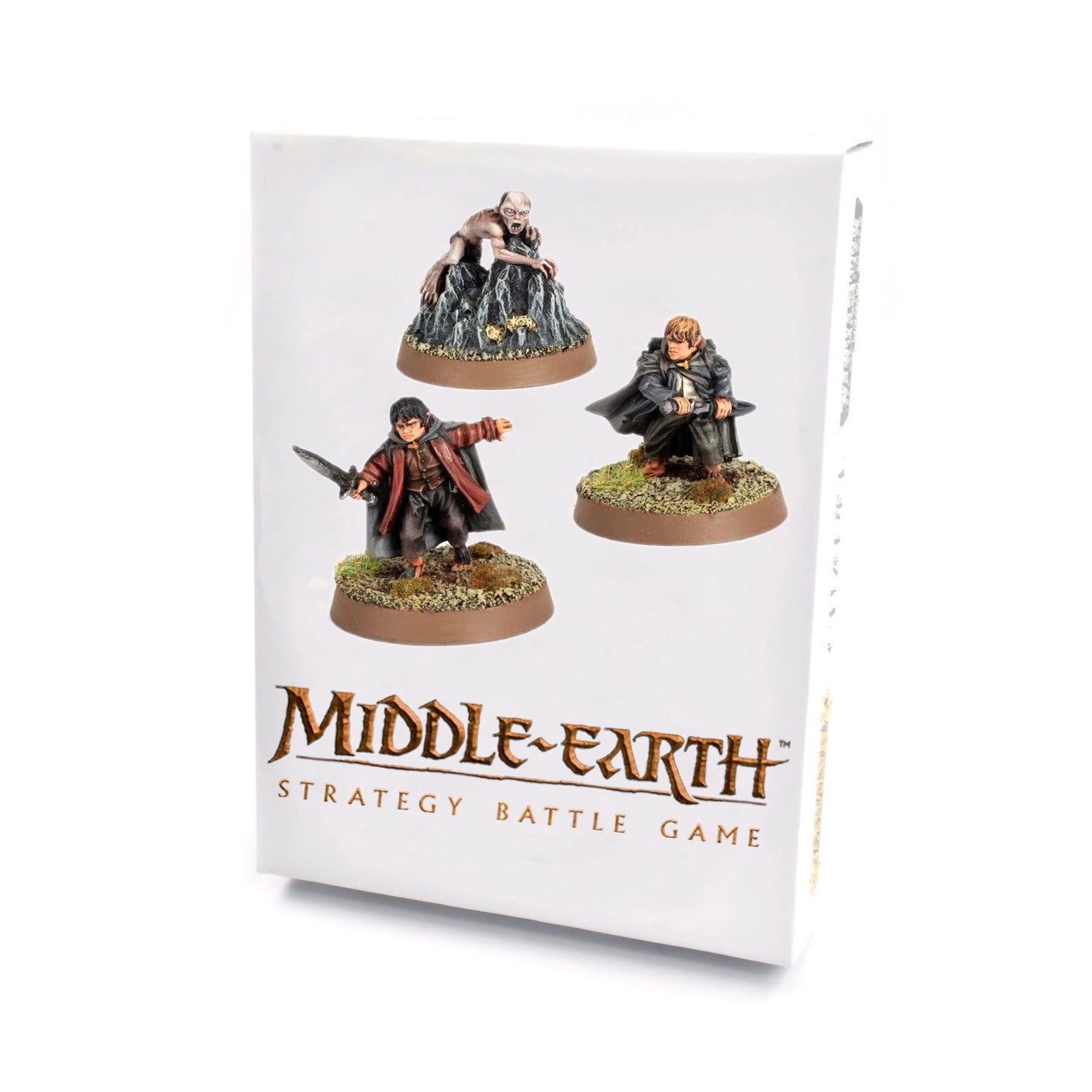 Frodon Baggins™, Samwise Gamgee™ et Gollum™ dans Emyn Muil