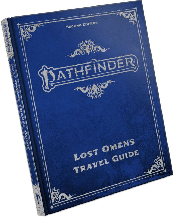Guide de voyage Pathfinder 2E Présages perdus Édition spéciale
