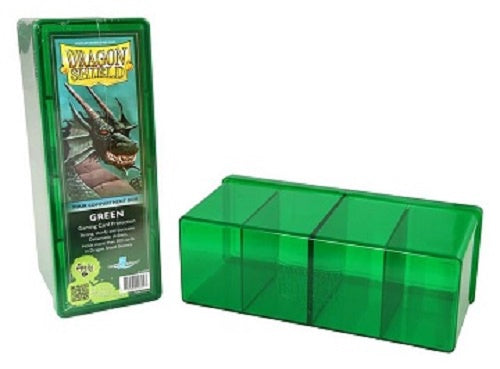 Dragon Shield Storage Box With 4 Compartments Green