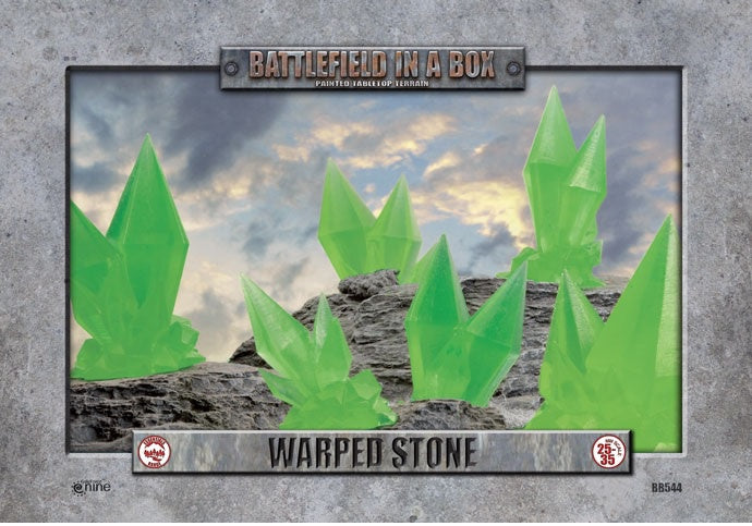 Battlefield In A Box - Warped Stone - Green Crystal
