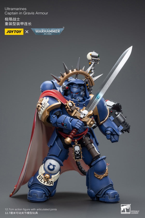 Captain in Gravis Armour Ultramarines Joy Toy