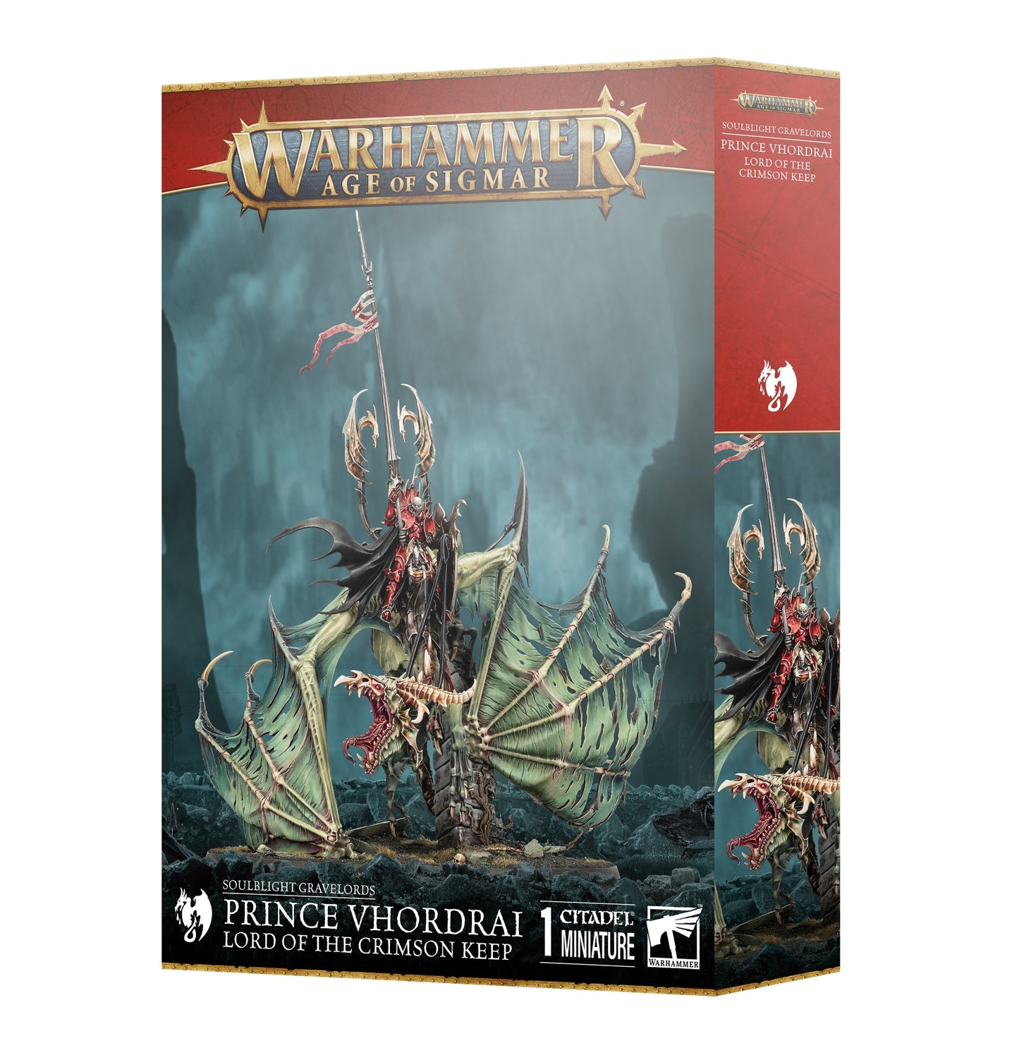 Soulblight Gravelords Prince Vhordrai Lord / Crimson Keep