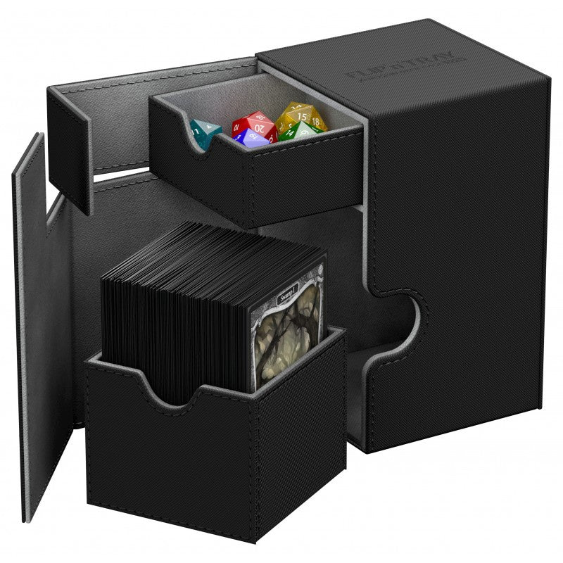 Étui de rangement Ultimate Guard Flip N Tray Xenoskin Noir 80+
