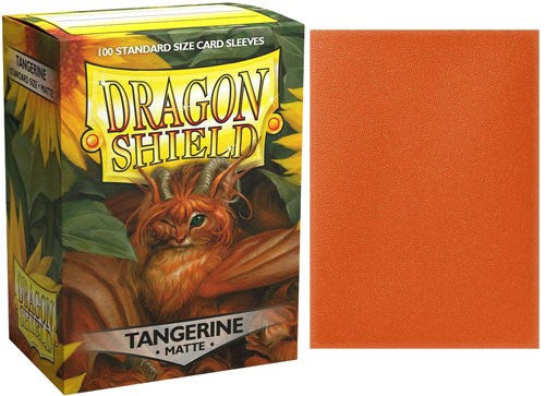 Dragon Shield Sleeves Matte Tangerine(100)