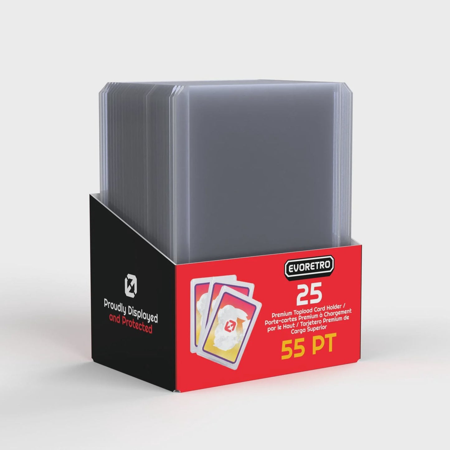 EvoRetro Toploader 55pt 25ct