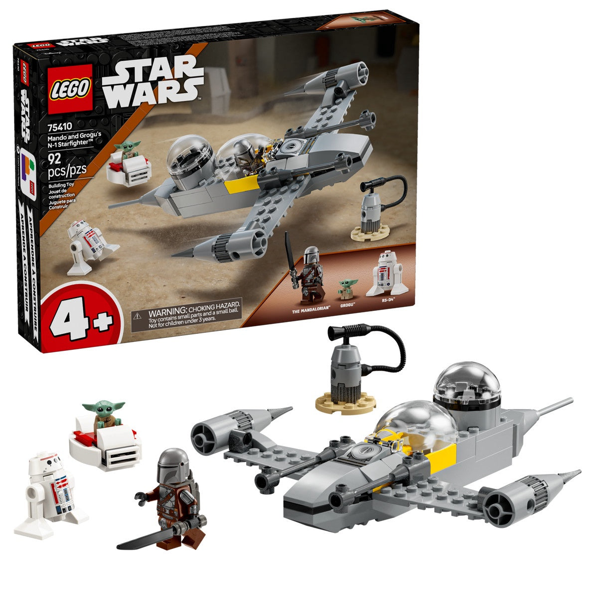 LEGO Mando and Grogu's N-1 Starfighter™ (75410)