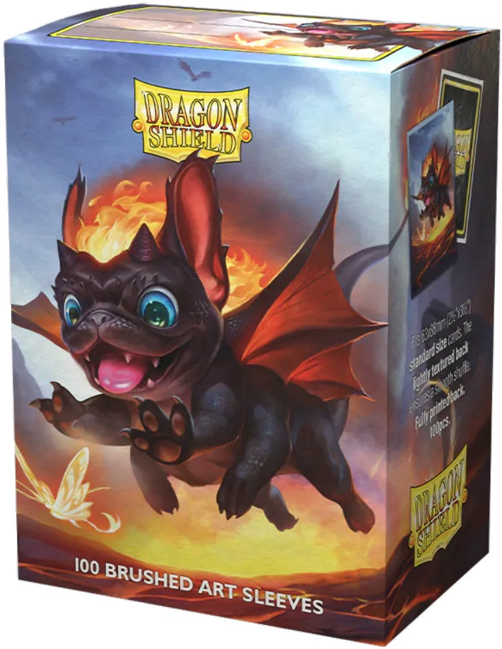 Manches Dragon Shield à motif brossé Le Wufdragon (100)