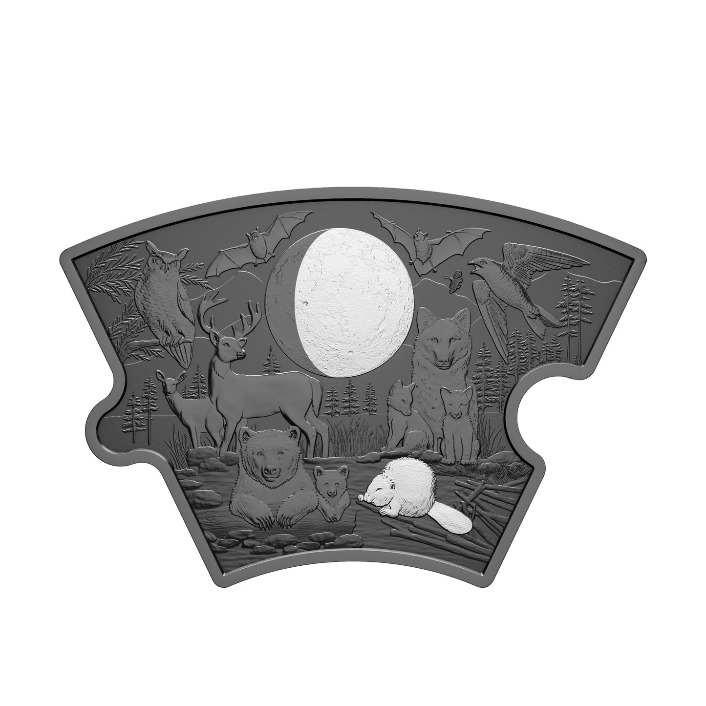 Fine Silver Puzzle Coin Set - Moon Phases