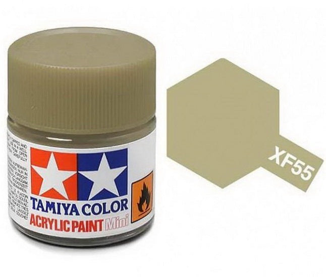 Tamiya Deck Tan Acrylic Flat Mini (XF-55)