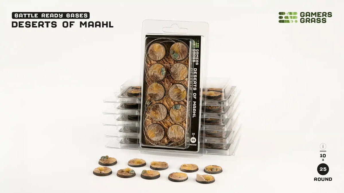 Deserts of Maahl - Round 25mm (x10)