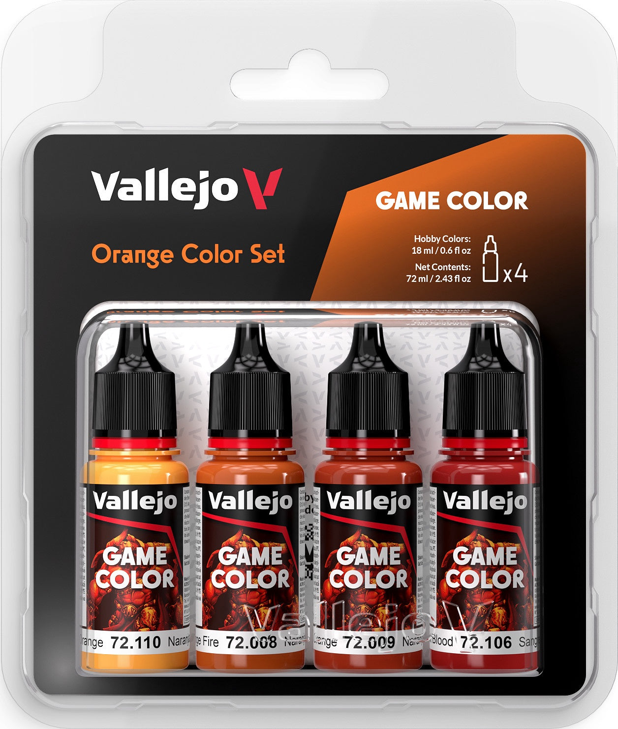 Vallejo Game Color Set Orange