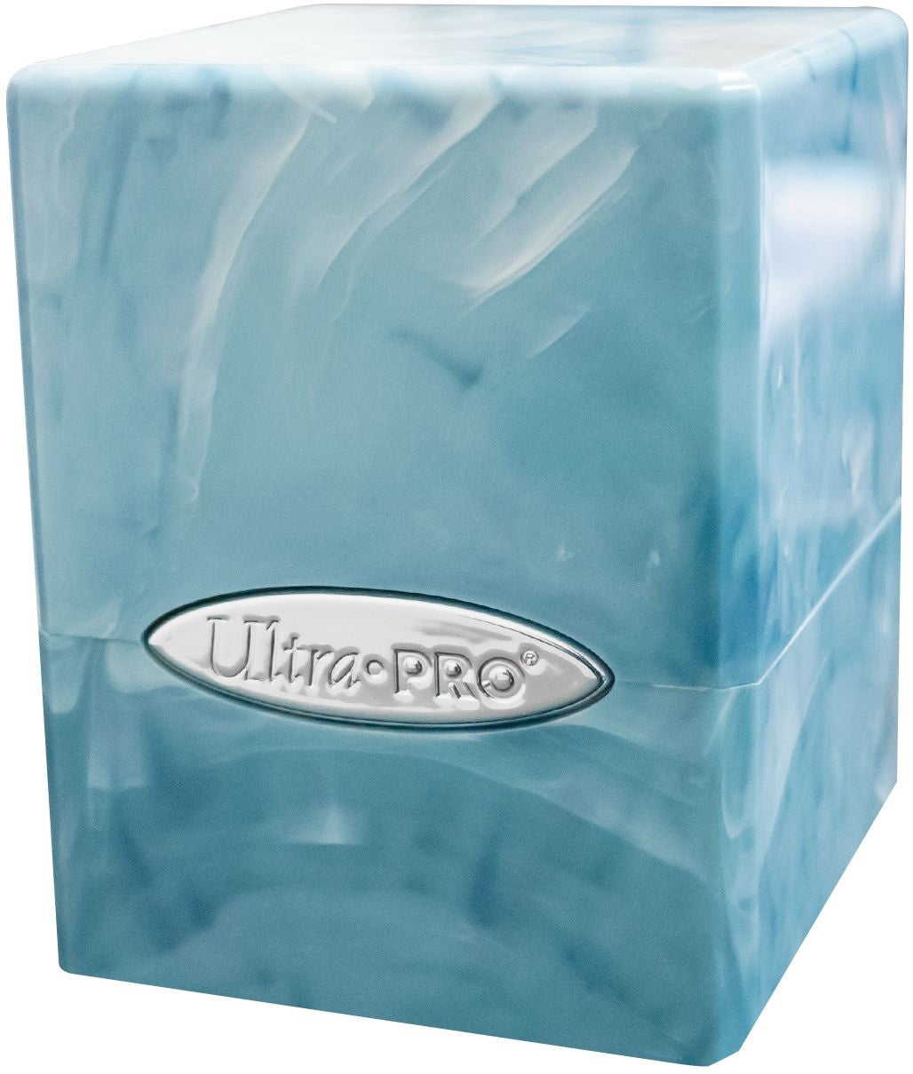 Ultra Pro D-box Satin Cube Light Blue/white