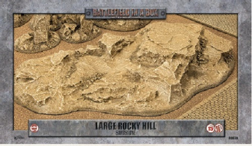 Battlefield In A Box - Large Rocky Hill - Sandstone