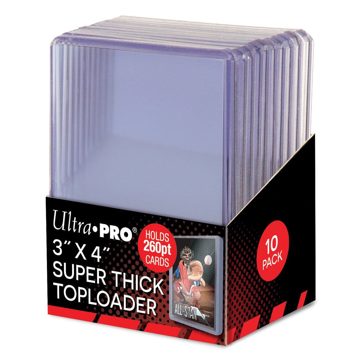 Ultra Pro Topload 3X4 260Pt Super Thick 10Ct