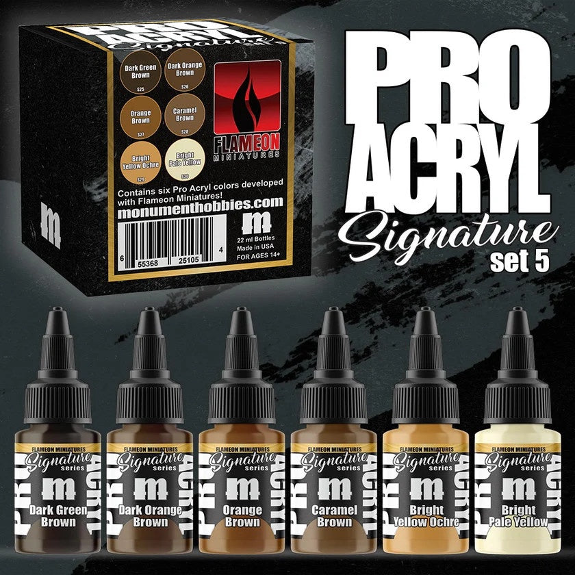 Pro Acryl Signature Series Set 5 - Flameon Miniatures
