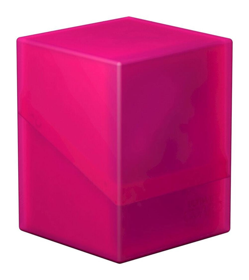 Étui de rangement Ultimate Guard pour deck, modèle Boulder 100+ Rhodonite (rose)