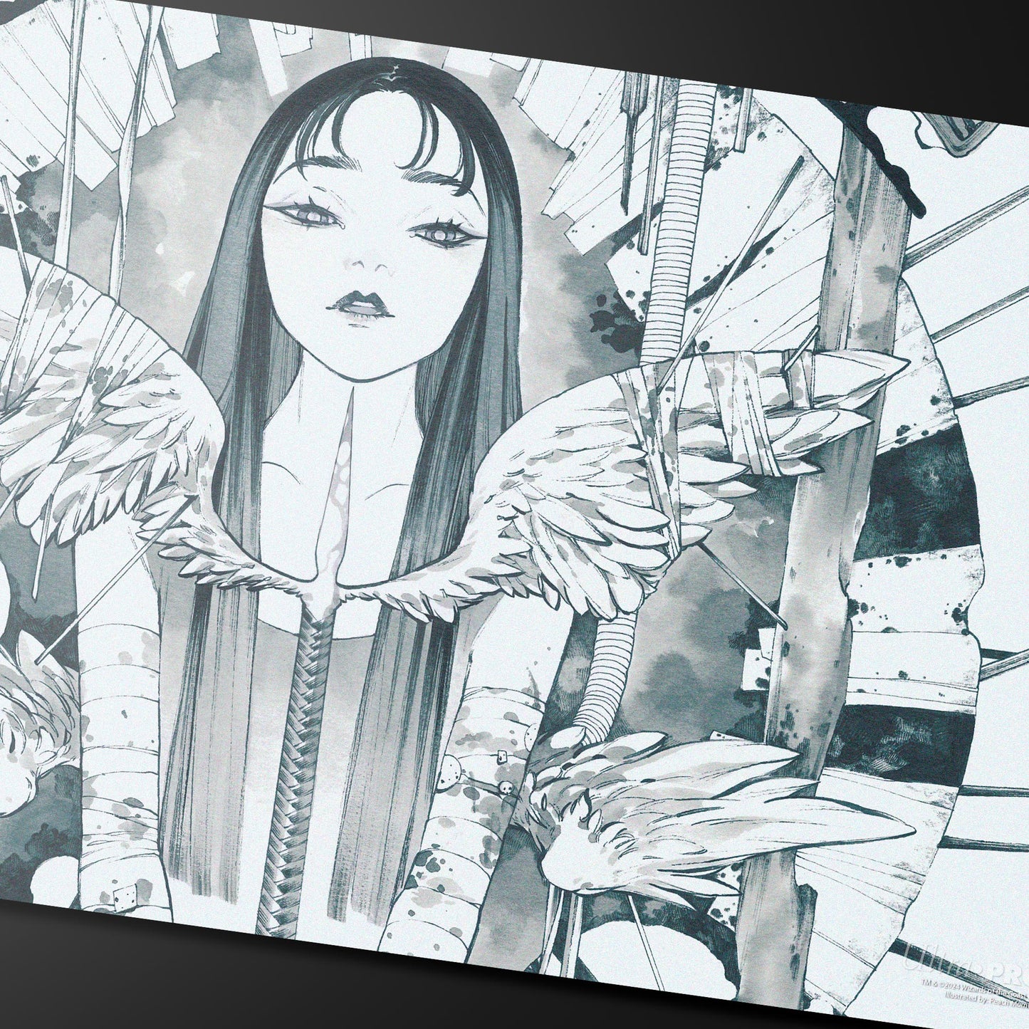 Tapis de jeu Ultra Pro Mtg Secret Lair Pensées profondes Sentiments profonds Corrosion psychique