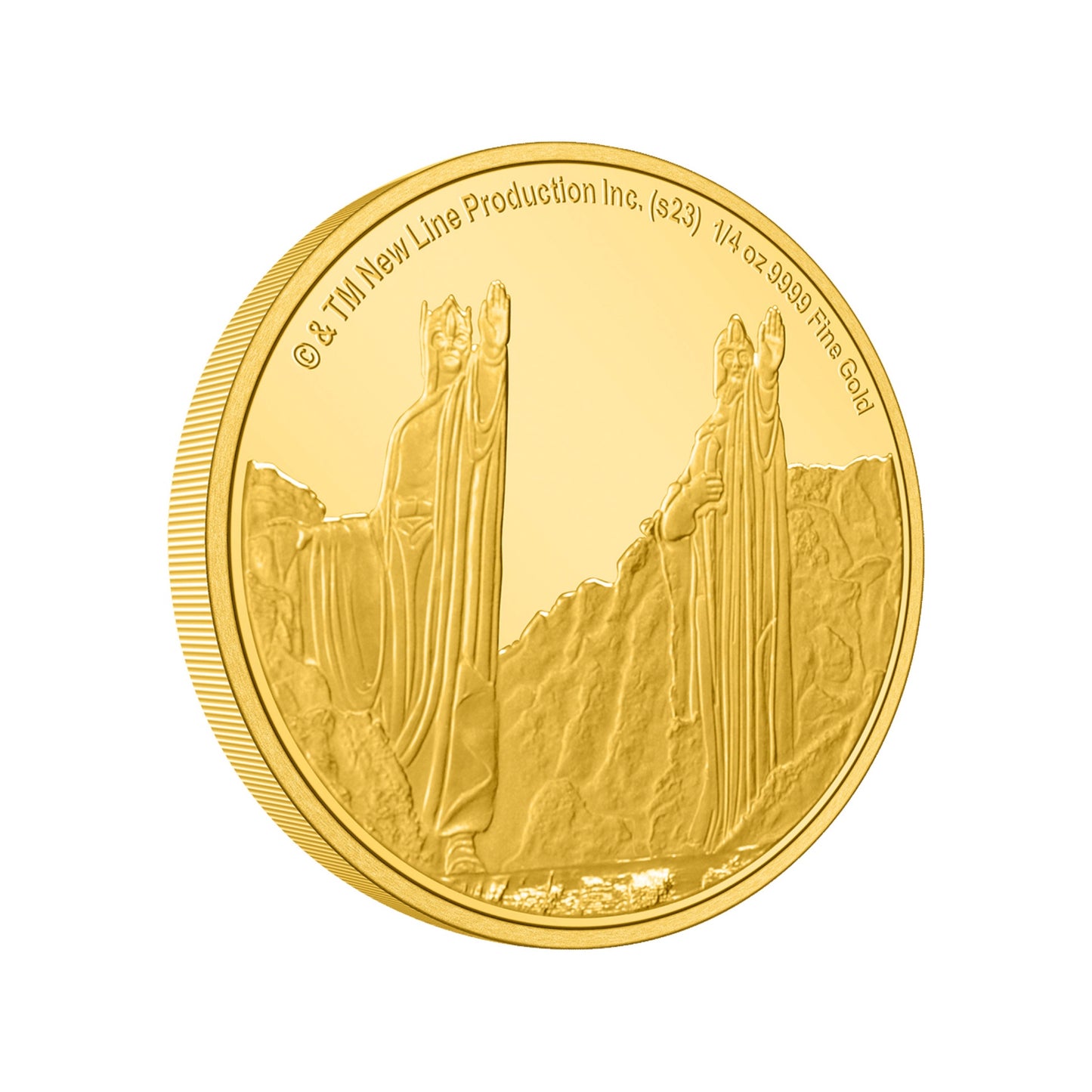 AGORO Warner LOTR - Middle Earth - Argonath 1/4oz Gold 2023