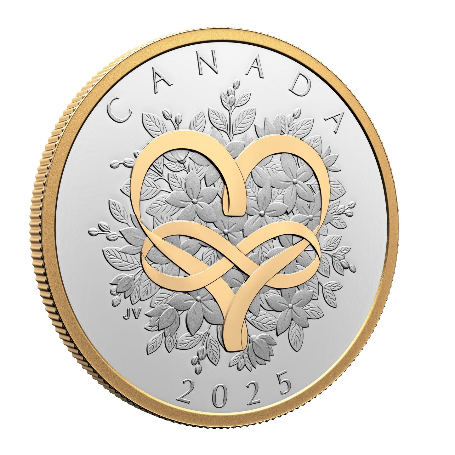 Célébrez l'amour – Pièce de 1 oz en argent fin (2025) (247519)