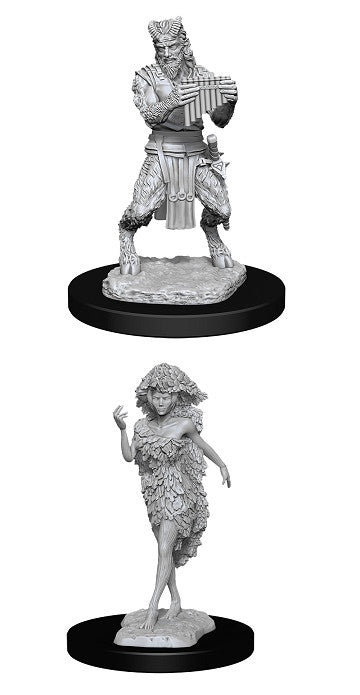 D&D Unpainted Minis Wv11 Satyr And Dryad