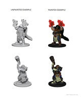 Figurines non peintes D&D Wv2 Nain Clerc mâle