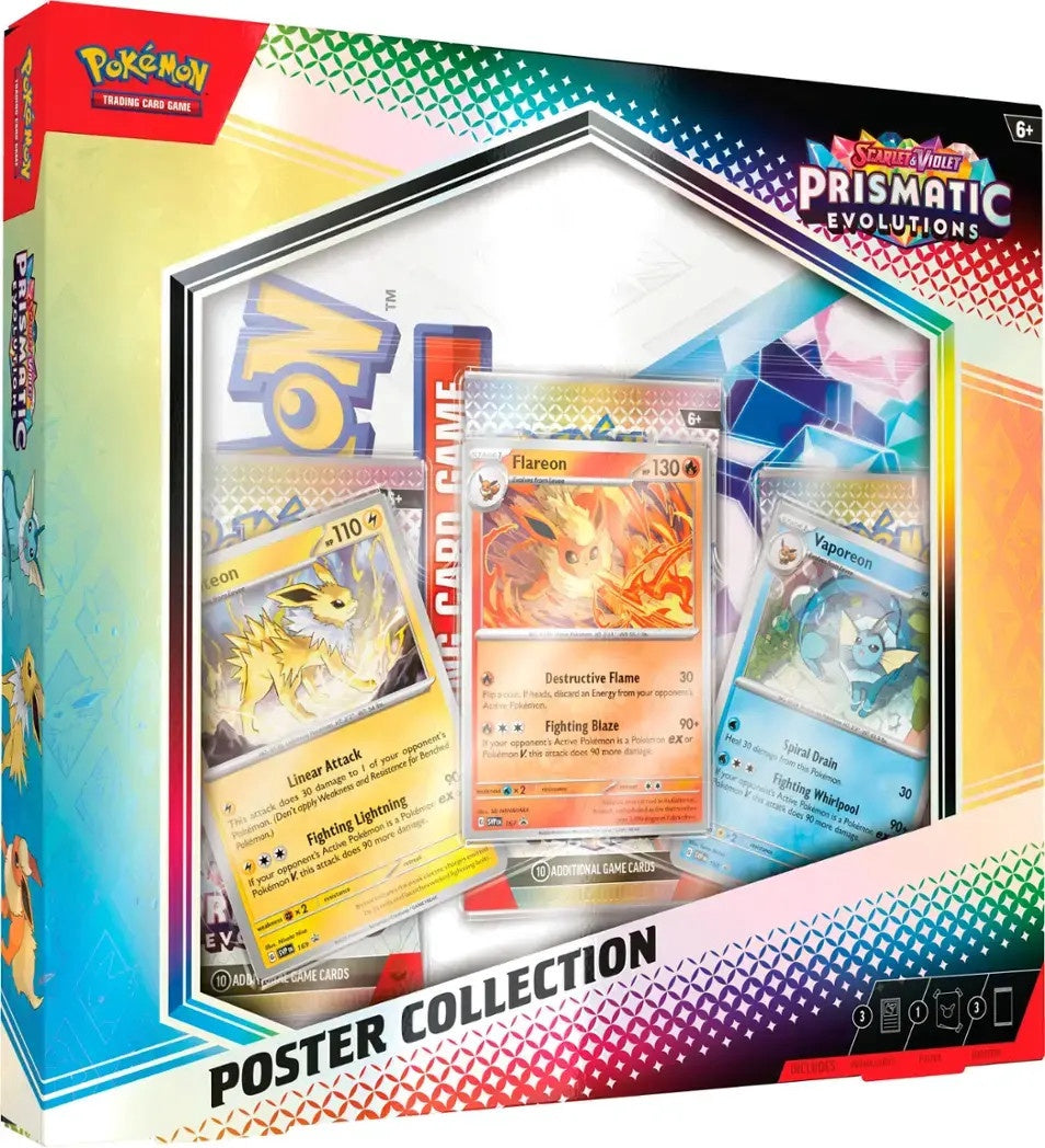Pokemon Sv8.5 Prismatic Evolutions Poster Collection