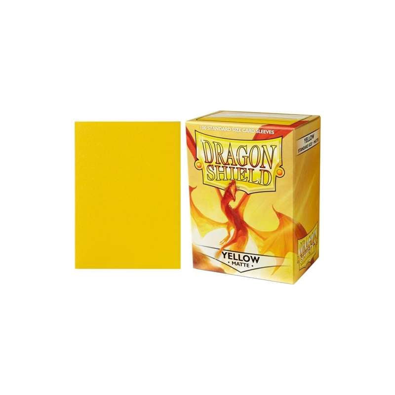 Dragon Shield Sleeves Matte Yellow(100)