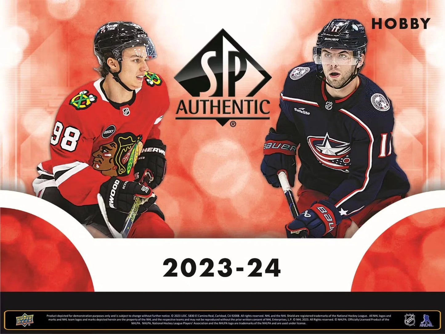Upper Deck SP Authentic Hockey 23/24 Hobby Case (16 Boxes)