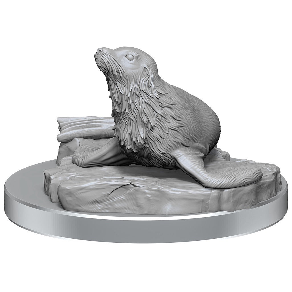D&d Unpainted Minis Wv20 Locathah And Seal