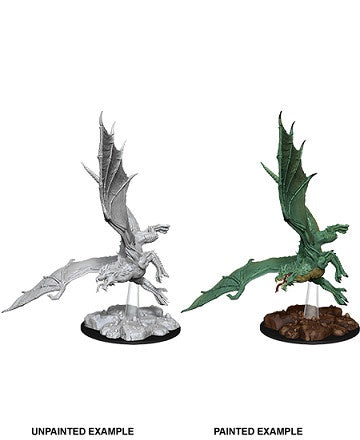 D&D Unpainted Minis Wv8 Young Green Dragon