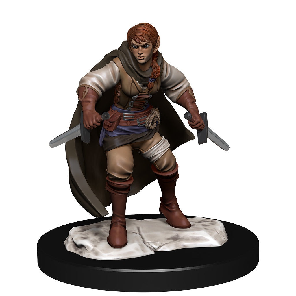 Figurine non peinte D&D Wv14 Demi-elfe voleuse