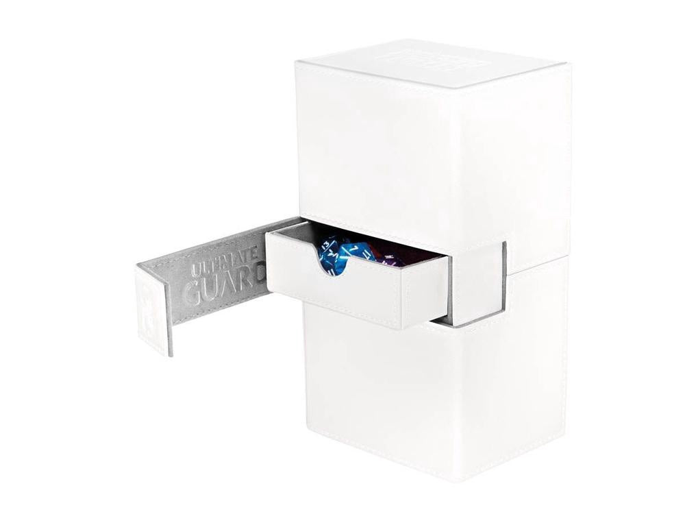 Ultimate Guard Twin Flip N Tray Deck Case Xenoskin White 160+
