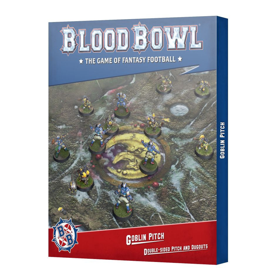 Blood Bowl - GoblinTeam Pitch & Dugouts