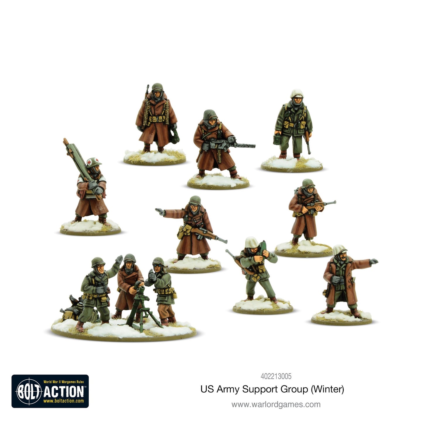 Bolt Action Us Army Winter Support Group
