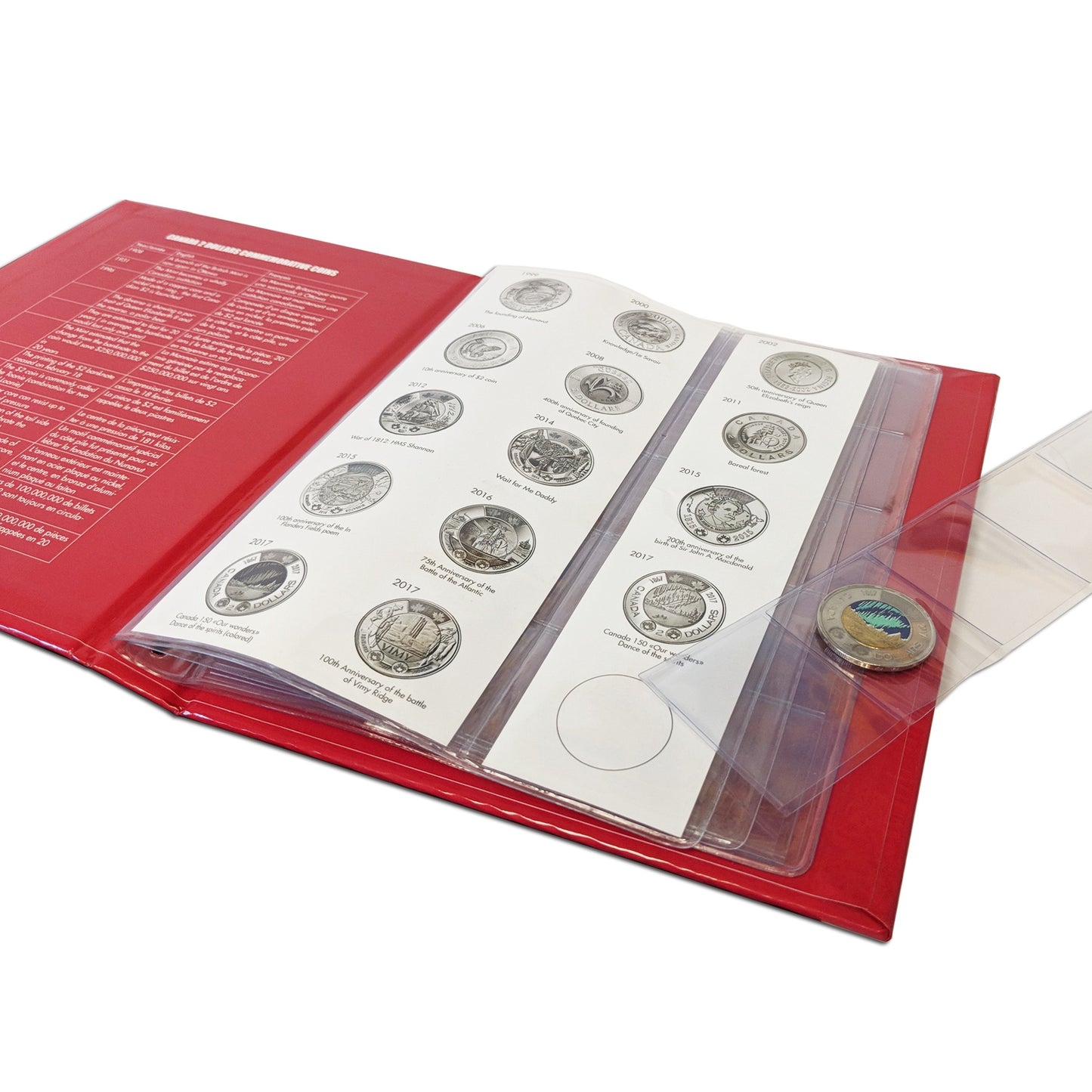 Canadian Coin Folder Kaskade 2$ Commemorative Coins